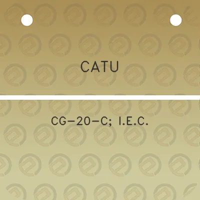 catu-cg-20-c-iec