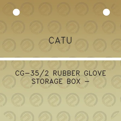 catu-cg-352-rubber-glove-storage-box