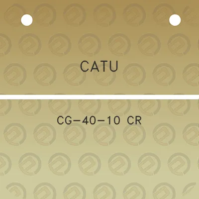 catu-cg-40-10-cr