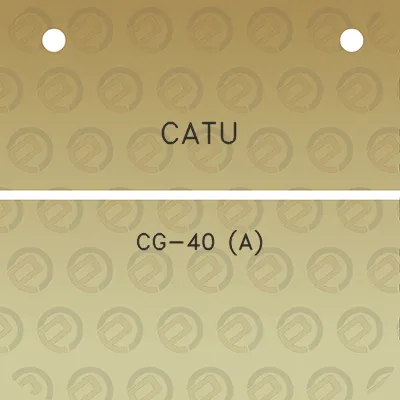 catu-cg-40-a