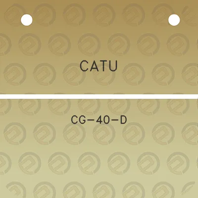 catu-cg-40-d