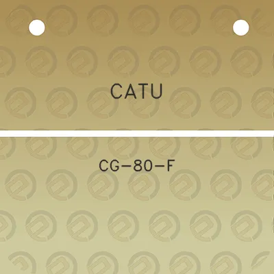 catu-cg-80-f