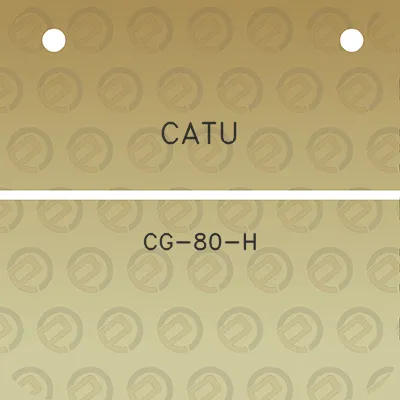 catu-cg-80-h