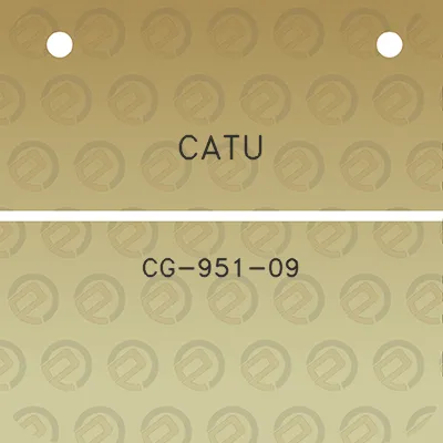 catu-cg-951-09