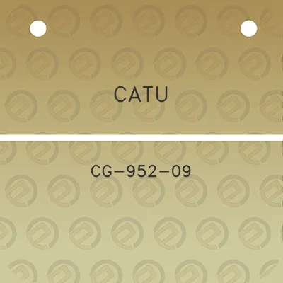 catu-cg-952-09