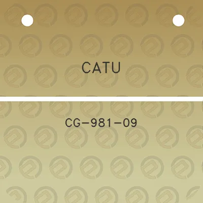 catu-cg-981-09