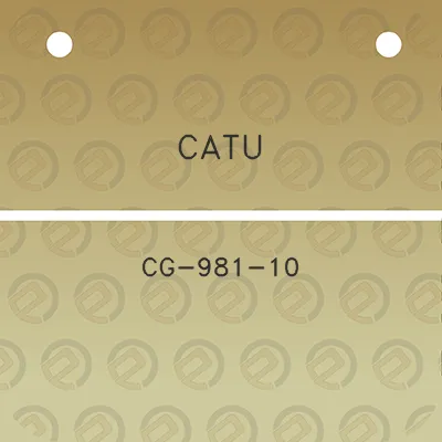 catu-cg-981-10