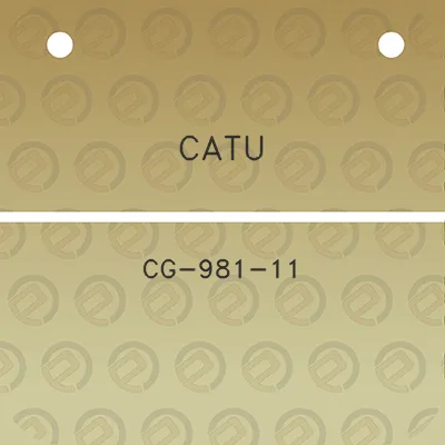 catu-cg-981-11