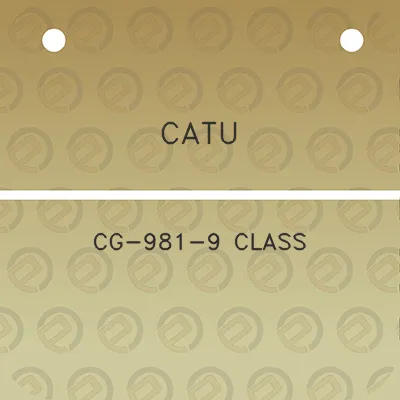 catu-cg-981-9-class