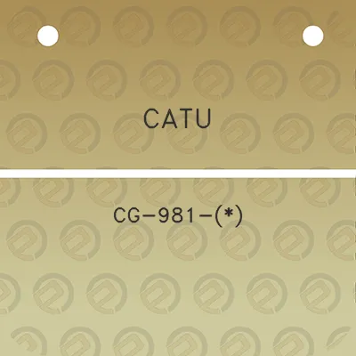 catu-cg-981