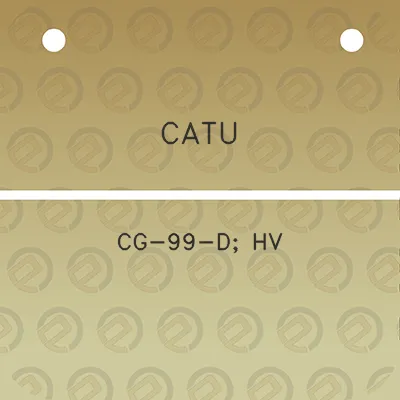 catu-cg-99-d-hv