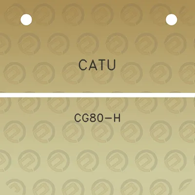 catu-cg80-h