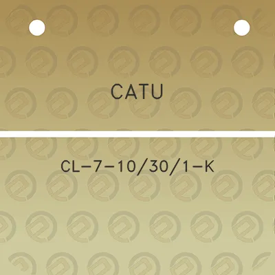 catu-cl-7-10301-k