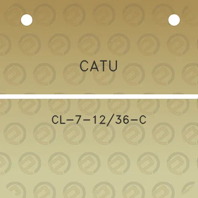 catu-cl-7-1236-c