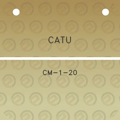 catu-cm-1-20