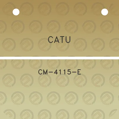 catu-cm-4115-e