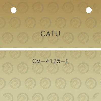 catu-cm-4125-e