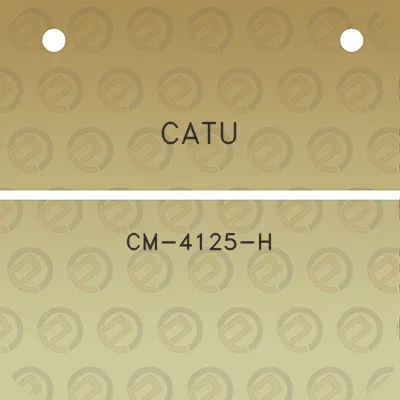 catu-cm-4125-h