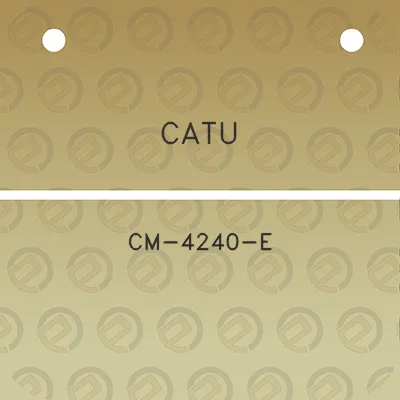 catu-cm-4240-e