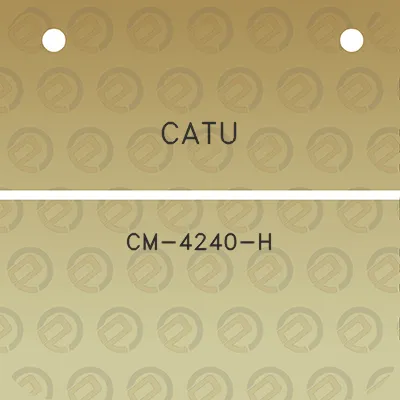 catu-cm-4240-h