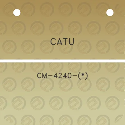 catu-cm-4240