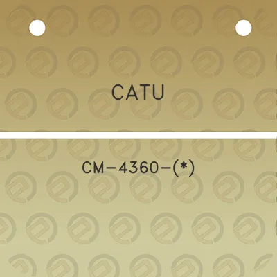 catu-cm-4360