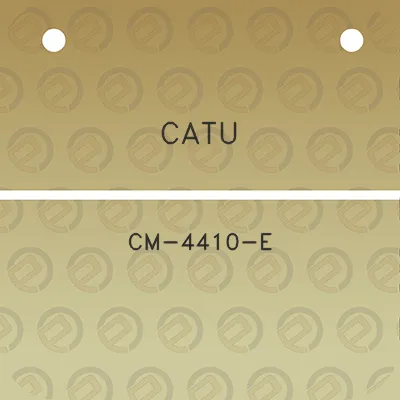 catu-cm-4410-e