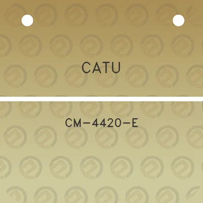 catu-cm-4420-e