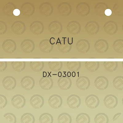 catu-dx-03001