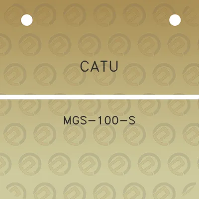 catu-mgs-100-s