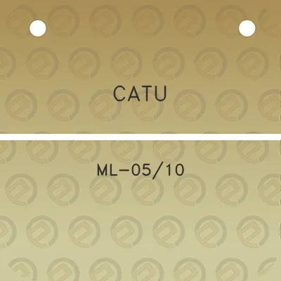 catu-ml-0510