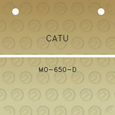 catu-mo-650-d