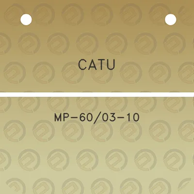 catu-mp-6003-10