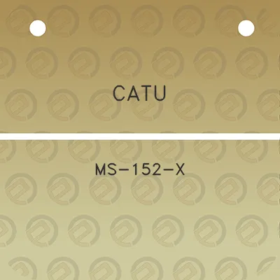 catu-ms-152-x