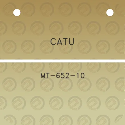 catu-mt-652-10