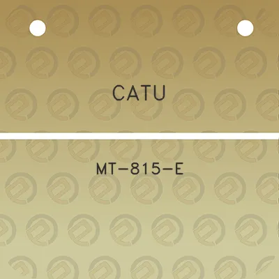 catu-mt-815-e