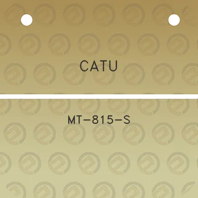 catu-mt-815-s