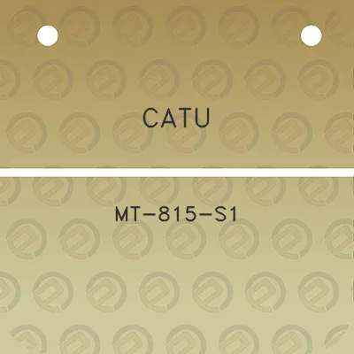 catu-mt-815-s1