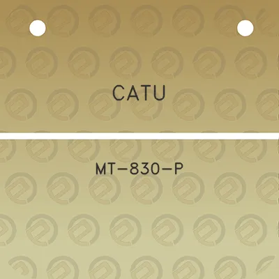 catu-mt-830-p