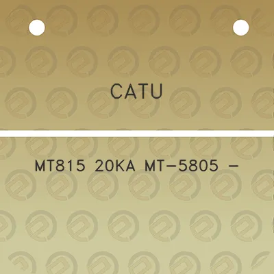 catu-mt815-20ka-mt-5805