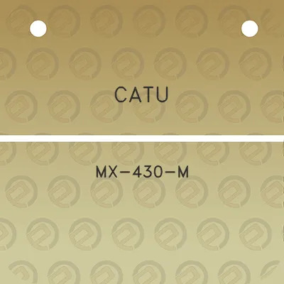 catu-mx-430-m