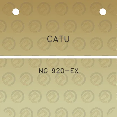 catu-ng-920-ex