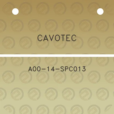 cavotec-a00-14-spc013