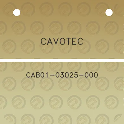 cavotec-cab01-03025-000