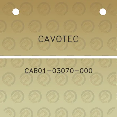 cavotec-cab01-03070-000