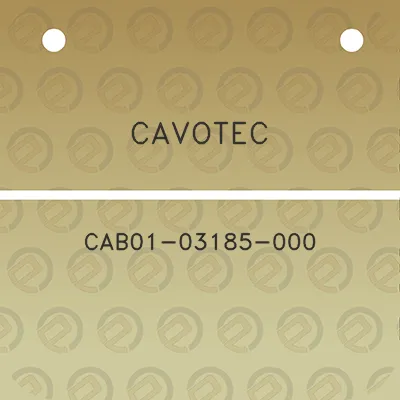 cavotec-cab01-03185-000