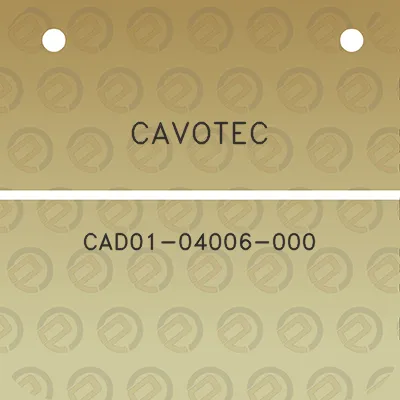 cavotec-cad01-04006-000