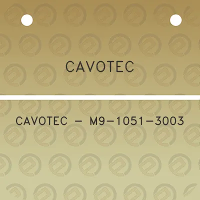 cavotec-cavotec-m9-1051-3003