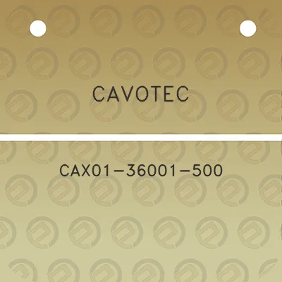 cavotec-cax01-36001-500