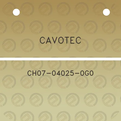 cavotec-ch07-04025-0g0